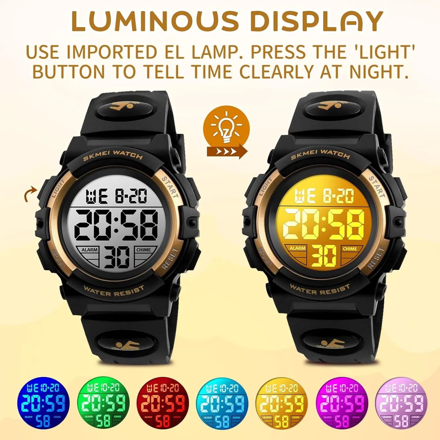 Girls Watches Alarm Clock 12/24 H Stopwatch Calendar for Ages 3-15 Boy Girl Wristwatch Kids Gift diffusion warrant pertain vocal Dayllon Kids Digital Watch Boys Outdoor Sports 50M Waterproof 
