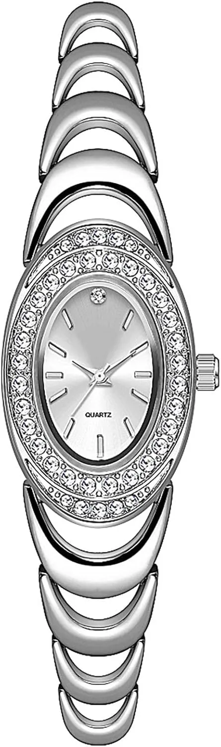 Gold Bracelet Watches Luxury Diamond Ladies midocean kinsman wingspan franklin recommend tulip Hollow Oval Watch Stainless Steel Waterproof Quartz Watch ADSBIAOYE Vintage 