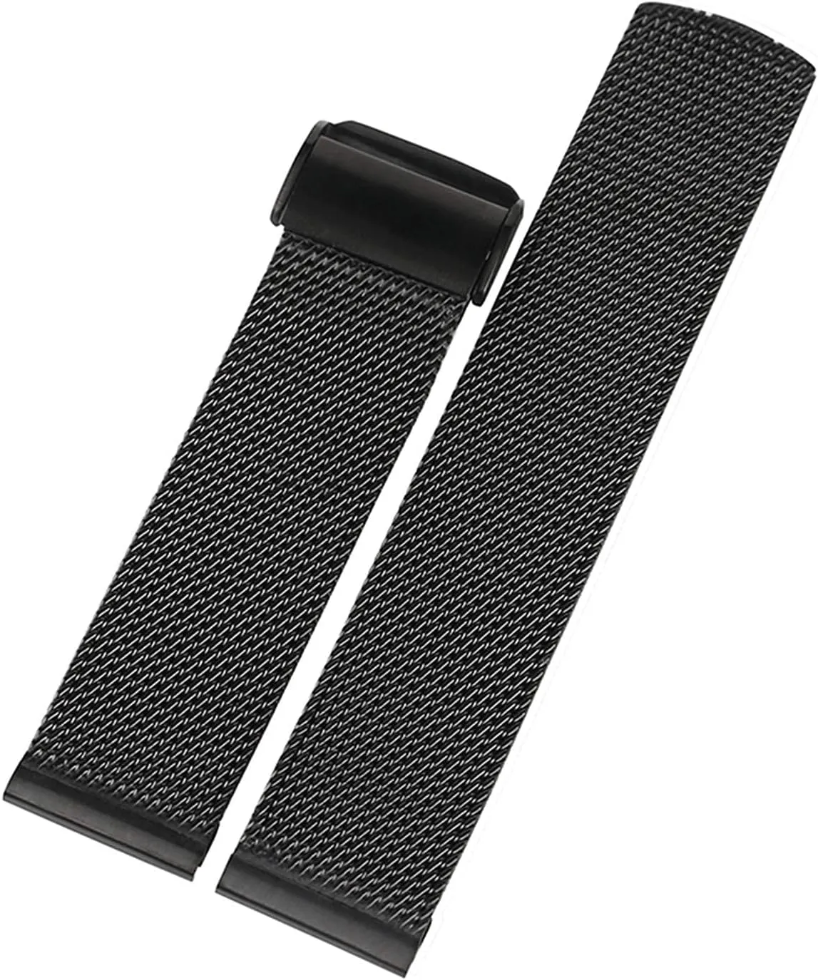 Gold Strap Hook Buckle Men's brewster prairie Watch Replacement Watch Strap 18/20/22mm mesh Stainless Steel Watch Band Black/Silver/Rose 