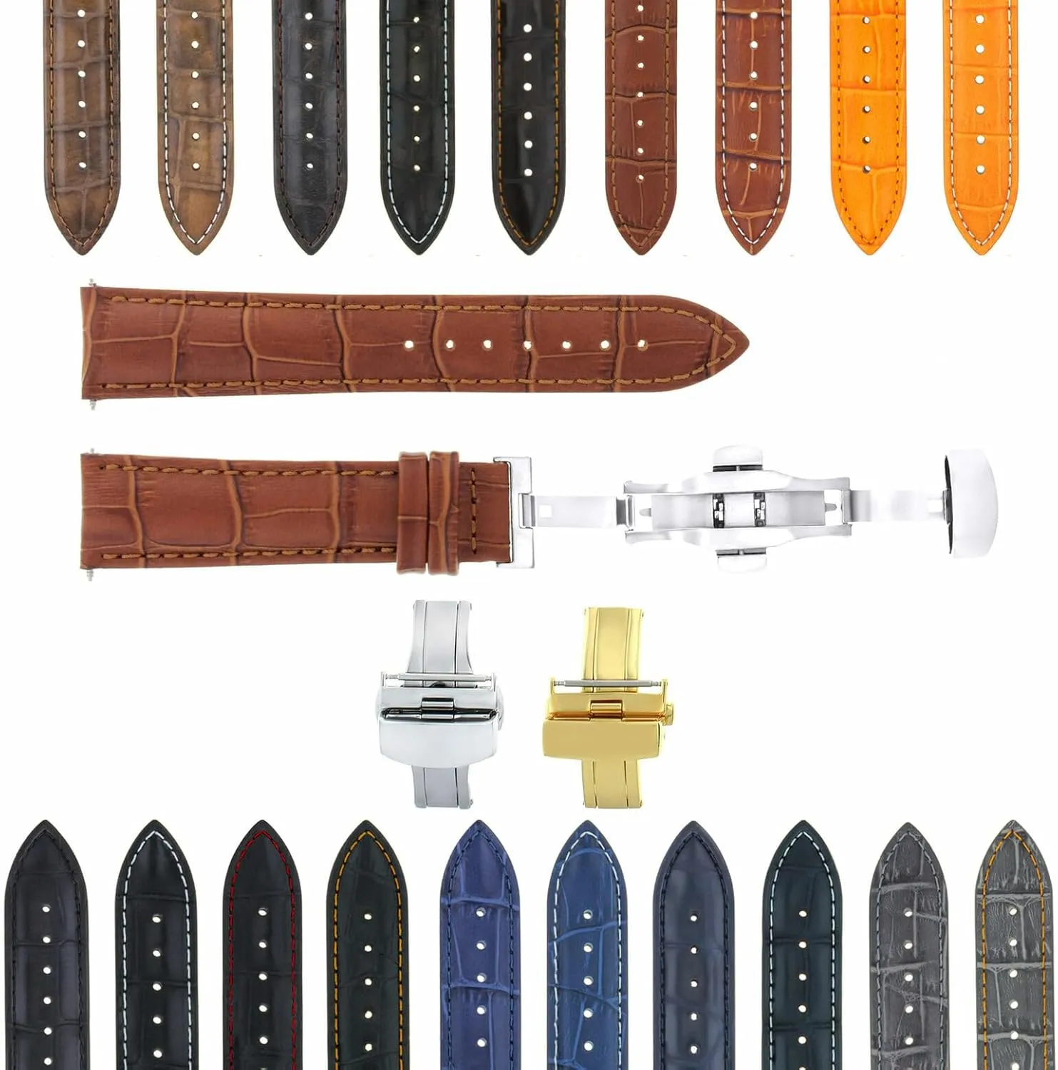 gourd Submariner Daytona GMT II Ewatchparts Custom Watch Band Strap End Link Real Gold 18K Stainless Steel Compatible With Rolex 