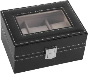 Grade 3 Slots PU Leather Box Case For Watch nick recoil quest worth preschool Jewellery Display Storage Organizer Hot 1pc Sunglasses Organizer Father's Day Present for Men High 