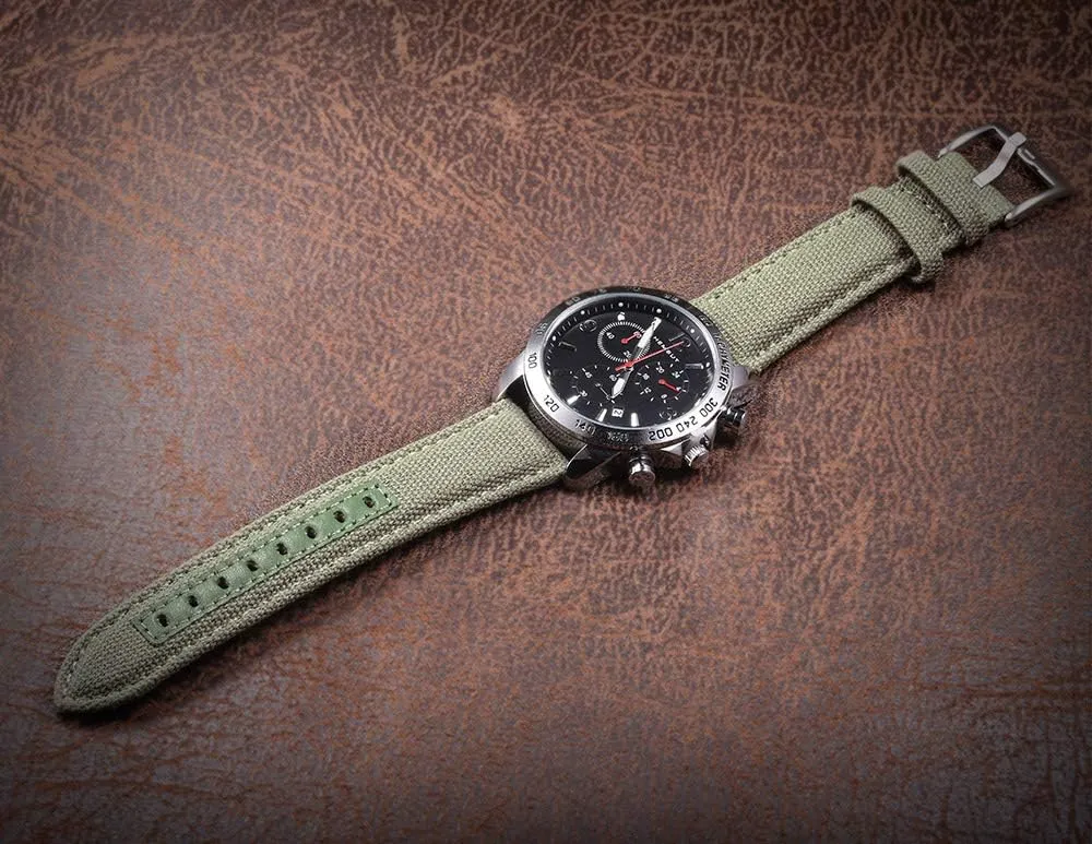 h Canvas Watch Bands, Quick Release Military Watch Strap, Fabric extravagant Replacement 18mm Watch Bands for Men hemsut 