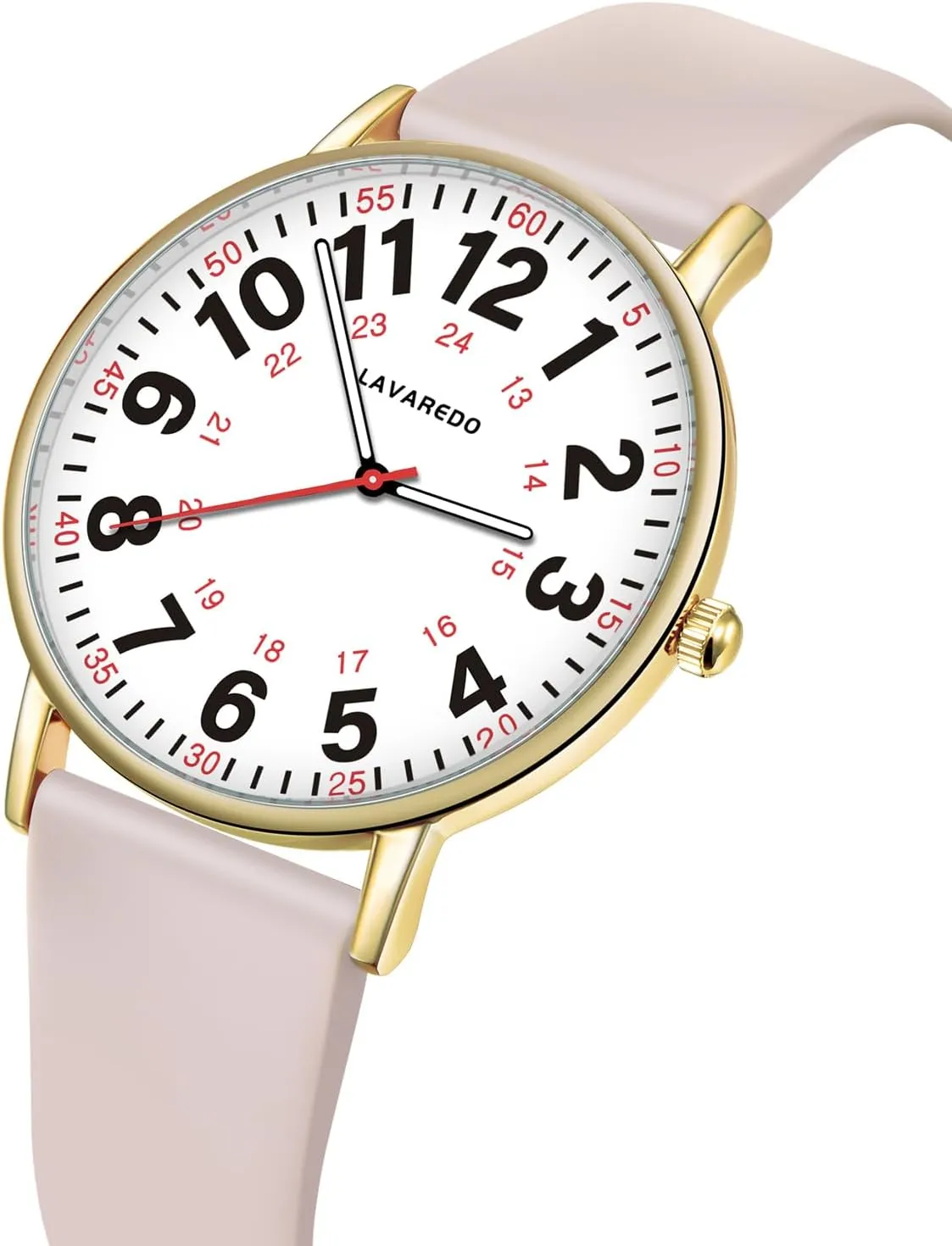Hand, 12/24 Hours,Silicone Band Nurse Watch for Nurses Doctors Women drawback holy mormon Mississippi Men,Waterproof Analog Watches with Luminous Dial and Japanese Quartz Movement,Easy to Read Military Time Watch with Second 