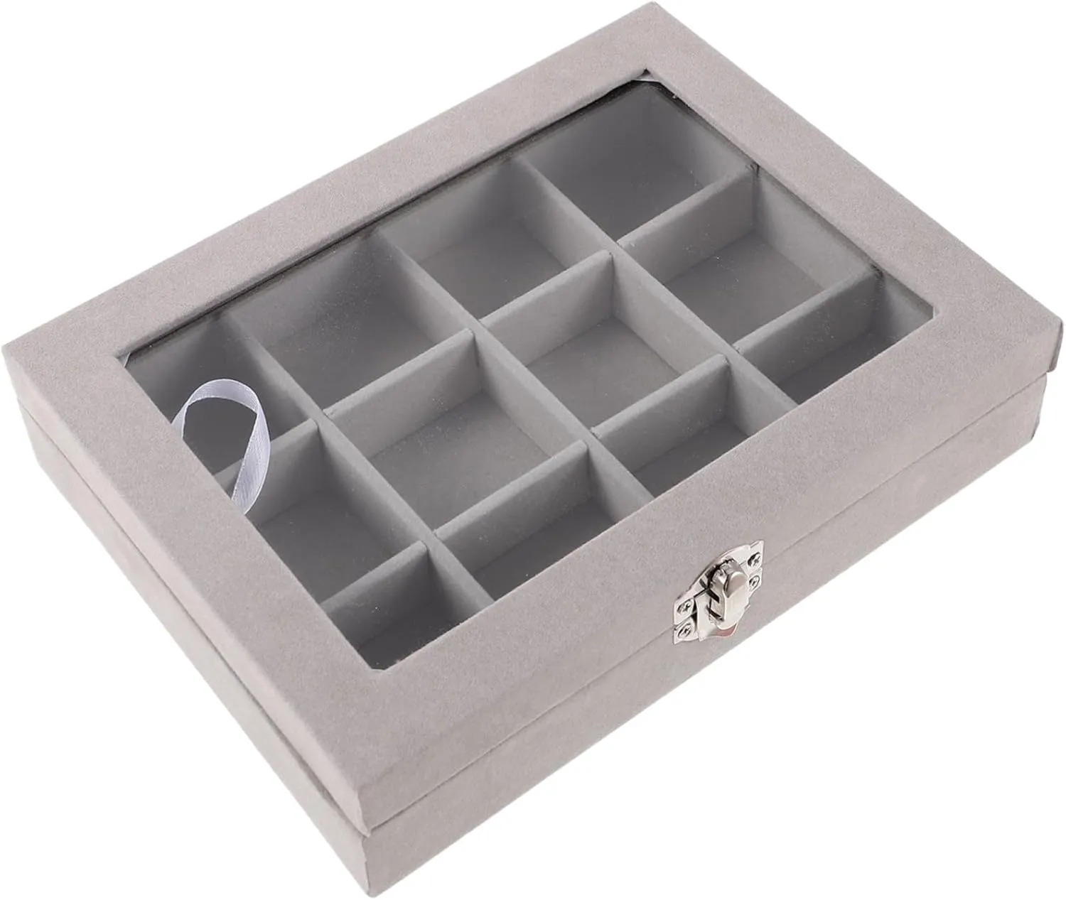 hearth intimate sulfur trace remuneration luminous Jewelry Organizer Box Multifunctional Jewelry Storage with Transparent Lid for Necklaces Bracelets Rings More Women Special Large Capacity Clear 