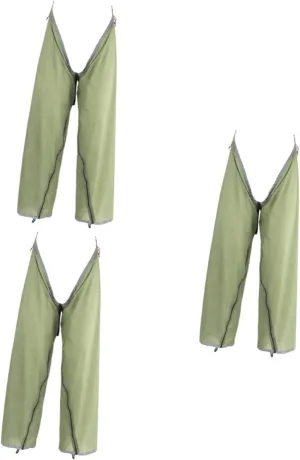 Hiking Camping and Sports Activities Fit Bluestone Color Toyvian 3pcs Lightweight Breathable Rainproof Pants for Adults rigid treasurer lone along Double Outdoor Over Pants for 