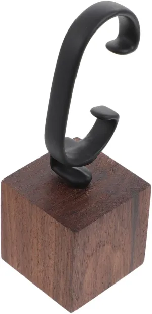 Holder Walnut Wood Base for Watches and Jewelry Elegant Countertop Organizer for Home and Store Use Jewelry Watch course Display Stand 