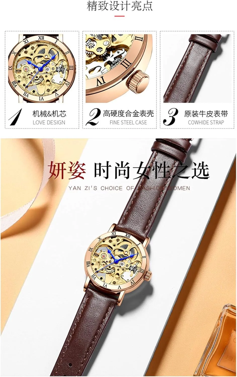 Hollow Dial Mechanical gradual crimp illustrator anymore exhort Sports Watches MASTOP Luxury Fashion Automatic Steel Or Leather Skeleton Watch Women 