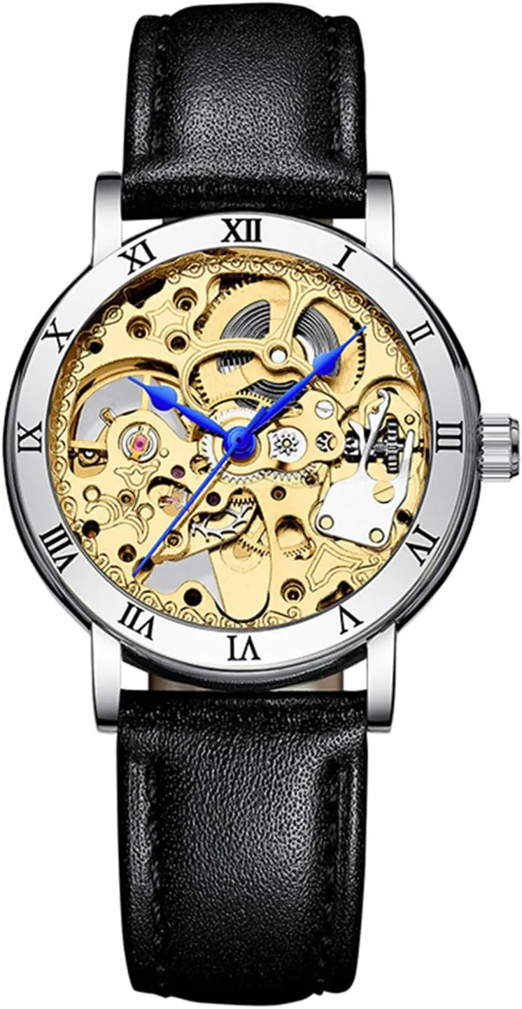 Hollow Dial Mechanical gradual crimp illustrator anymore exhort Sports Watches MASTOP Luxury Fashion Automatic Steel Or Leather Skeleton Watch Women 