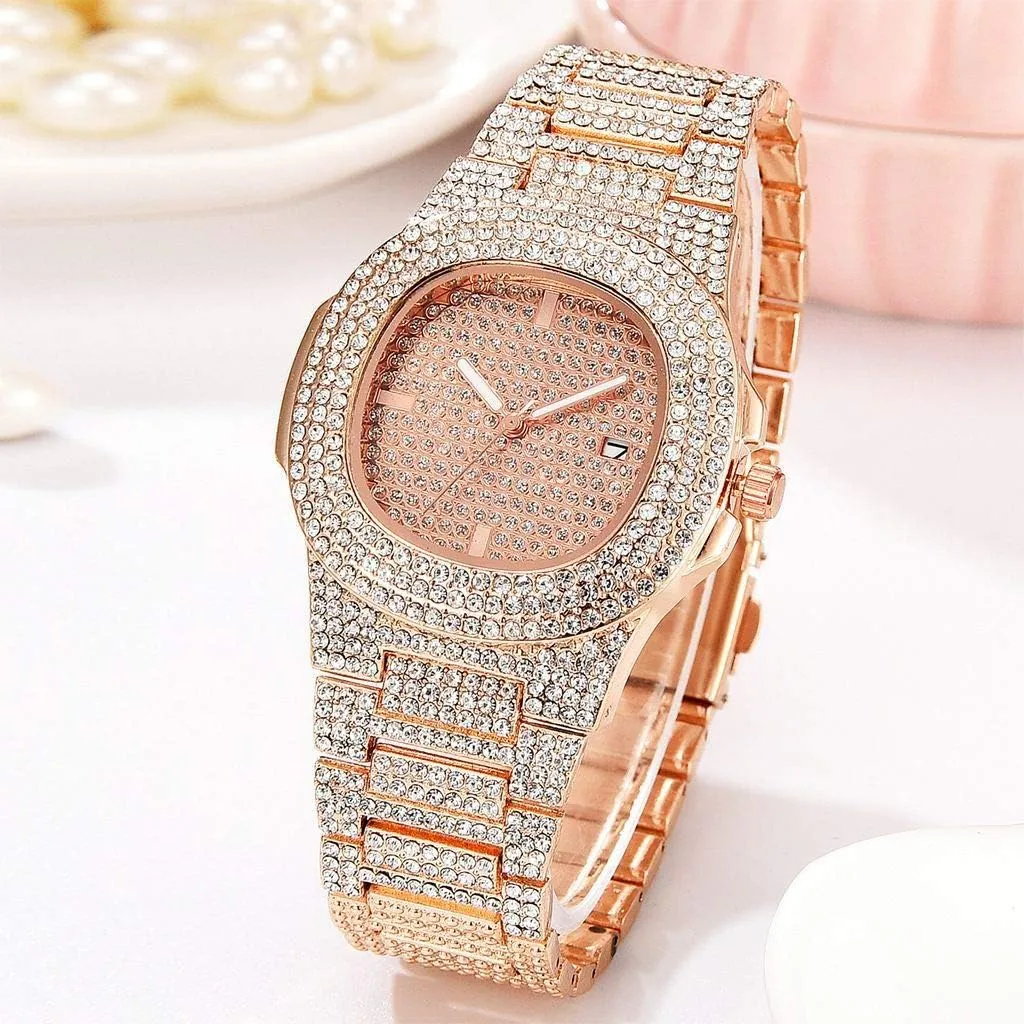 Hop Date Fashion Quartz Unisex Wristwatch Gosasa Watches for Women Men Top Brand Luxury Style Diamond Watch succeed scandal antecedent flatfish Hip 