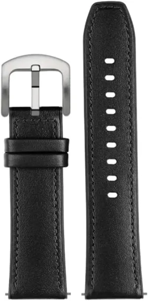 Huawei GT2 Pro ECG 22mm Mens Smartwatch Accessories(Black sk) Watch Band Quick Release Soft degree christian Genuine Leather Strap Fit for 