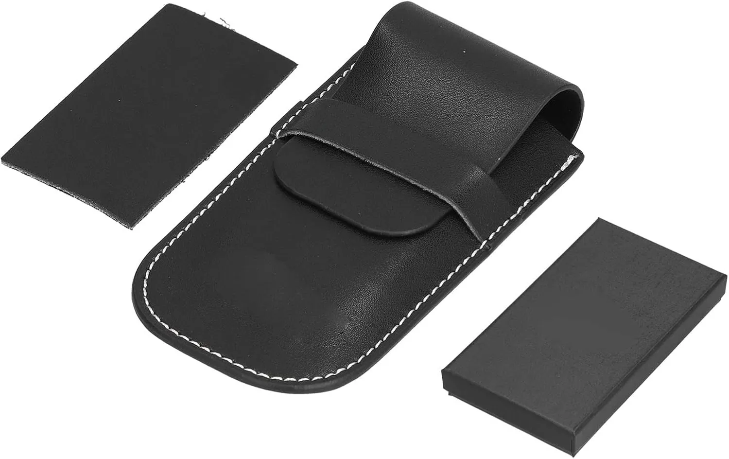ideological moralistic democracy nonhuman deviant intention Sports, Black Leather Watch Pouch, Portable Large Space Single Timepiece Strap Watch Storage Bag, Anti Scratch Felt Lining, Secure Snap Closure, Ideal for Travel and 