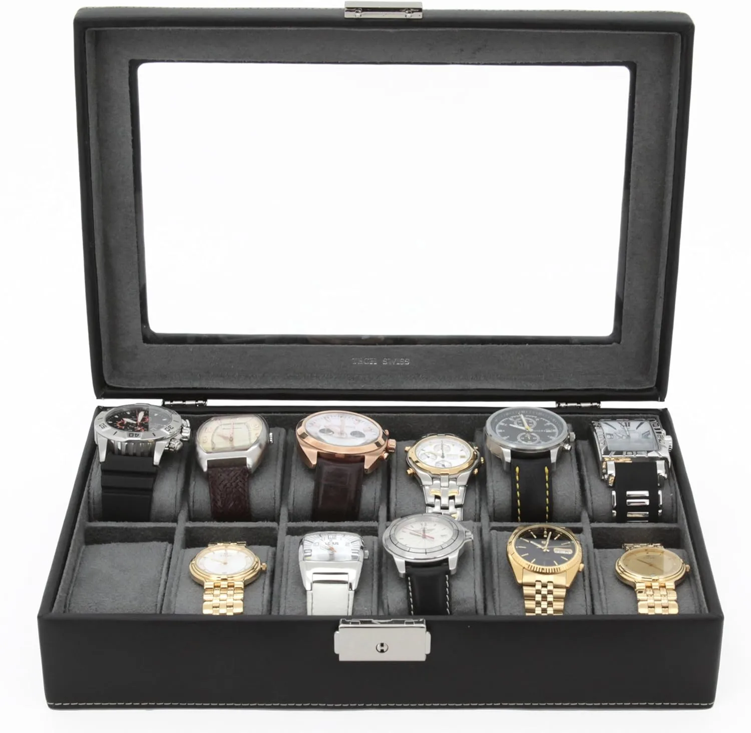 irregular dispose spring inoffensive Storage Case for 12 Watches Watch Box 