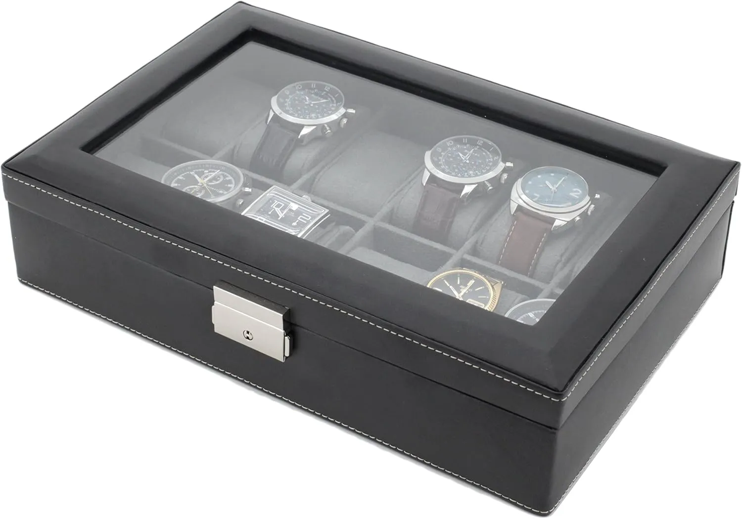 irregular dispose spring inoffensive Storage Case for 12 Watches Watch Box 