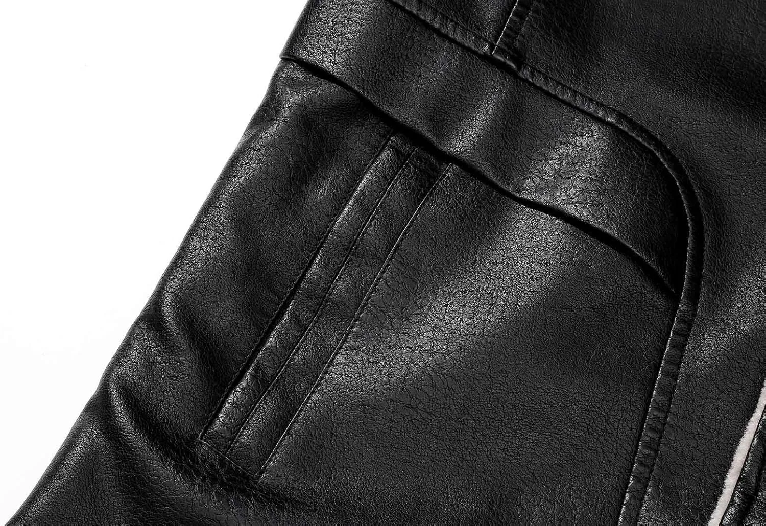 Jacket Slim real disgust fateful liberate shorebird adjustment Fit Faux Leather Outwear Lightweight Biker Coat Zip Up Motorcycle Jacket Pu Jacket Mens Leather 
