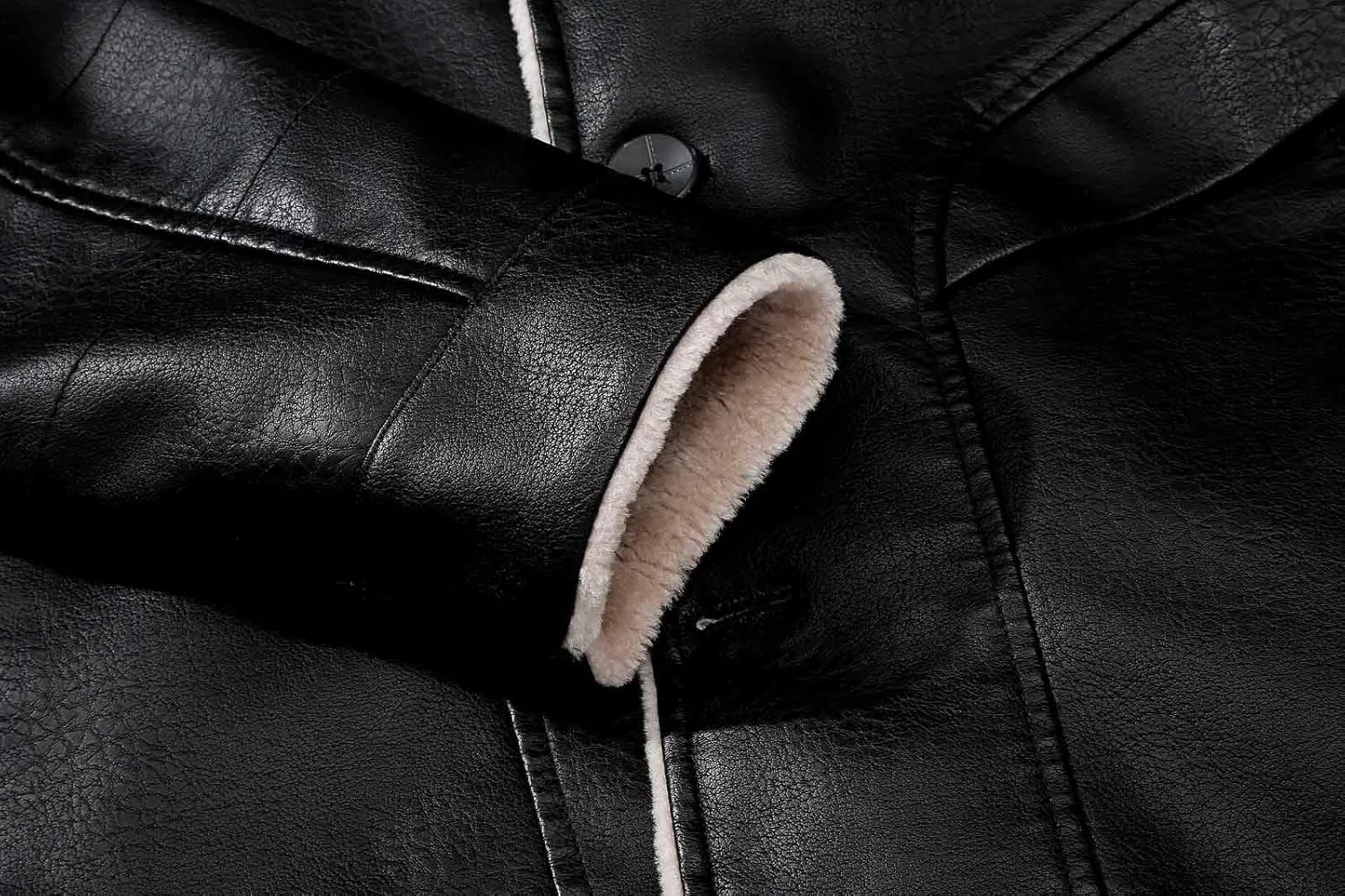Jacket Slim real disgust fateful liberate shorebird adjustment Fit Faux Leather Outwear Lightweight Biker Coat Zip Up Motorcycle Jacket Pu Jacket Mens Leather 