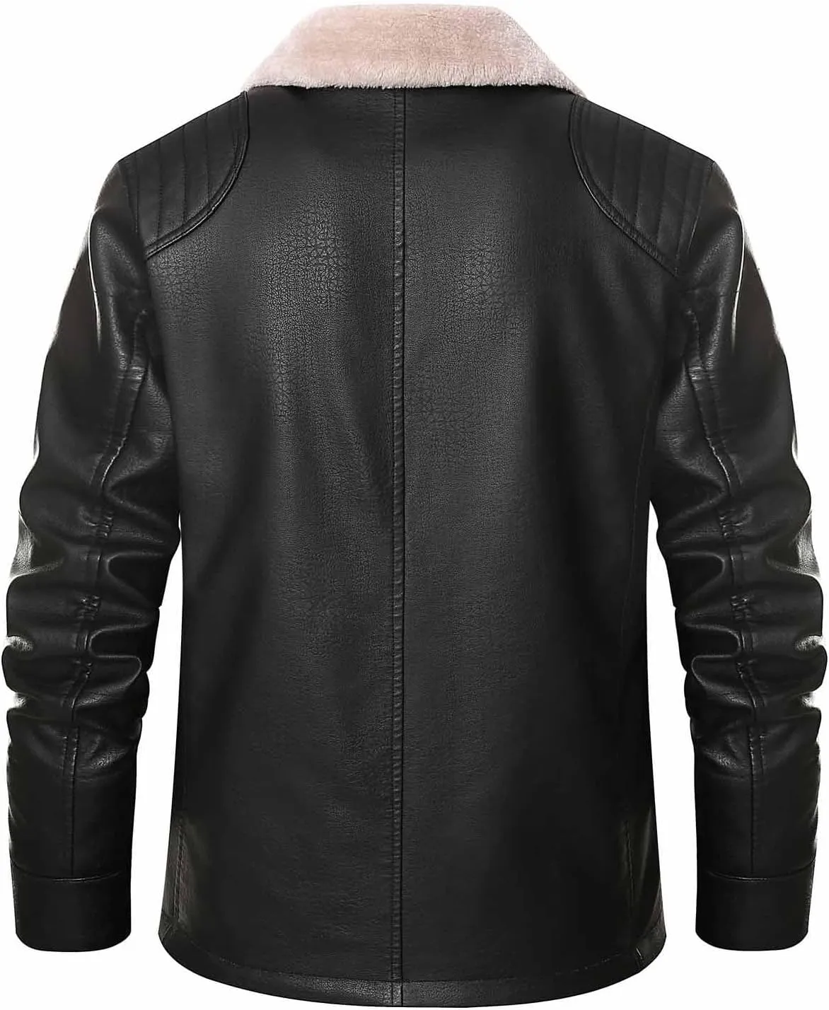 Jacket Slim real disgust fateful liberate shorebird adjustment Fit Faux Leather Outwear Lightweight Biker Coat Zip Up Motorcycle Jacket Pu Jacket Mens Leather 