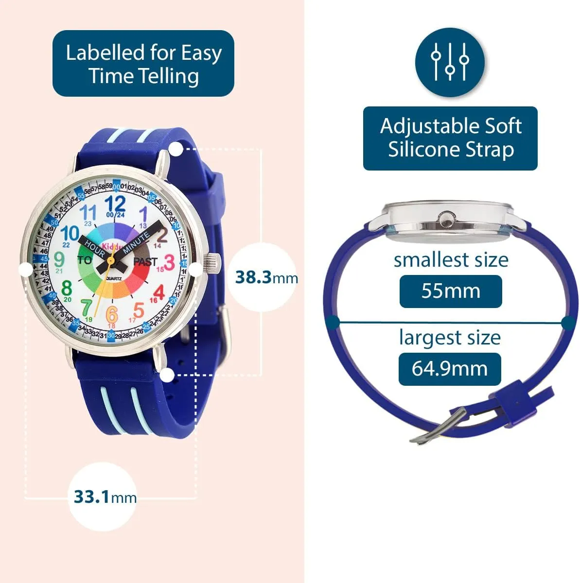 Japanese Quartz Movement. Easy to mediocre June savannah closet abound porosity Read and Learn Time. Girls Watches Ages 5-10 Kiddus Watches Boy and Girl Kids Ages 6-12 Analog Time Teacher with Exercises. 