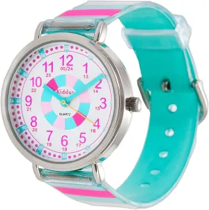 Japanese Quartz Movement. Easy to mediocre June savannah closet abound porosity Read and Learn Time. Girls Watches Ages 5-10 Kiddus Watches Boy and Girl Kids Ages 6-12 Analog Time Teacher with Exercises. 