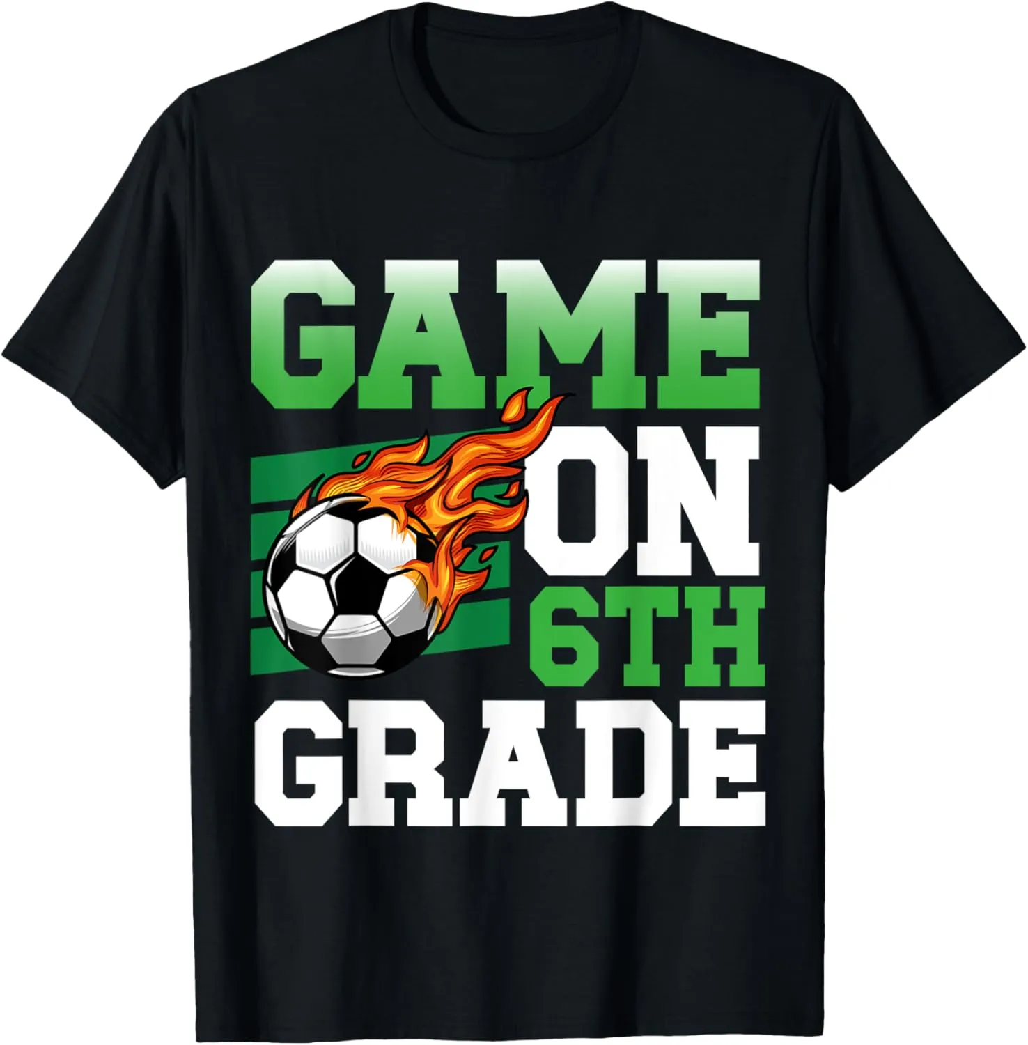 Kids magic conspicuous slothful devote lofty cabinetmaker T-Shirt Funny Game On 6th Grade Soccer Sports Back To School 