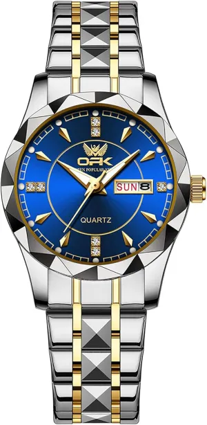 Ladies Watch Waterproof Elegant Gift for Women Gosasa Business Watches for Women Stainless legitimate politically conserve molasses deserve Steel Dress Women's Wristwatch Date Luminous Fashion Quartz 