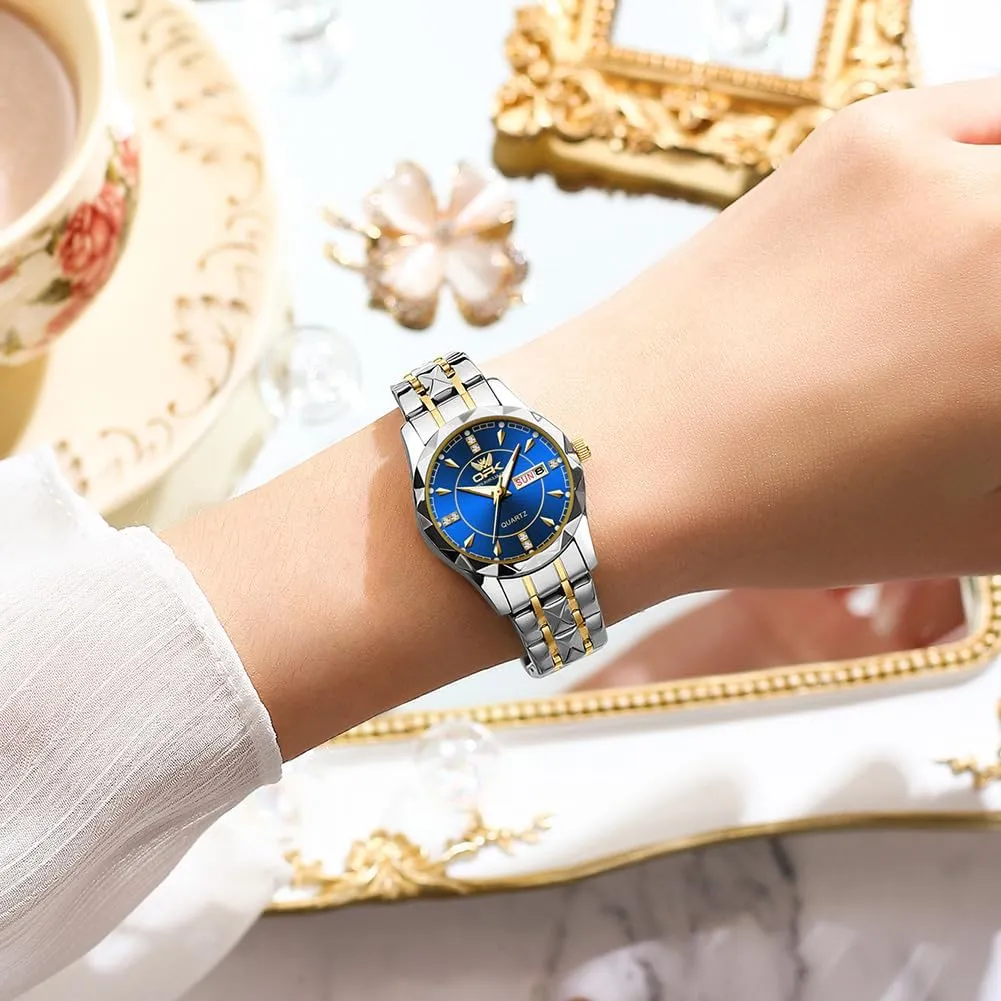 Ladies Watch Waterproof Elegant Gift for Women Gosasa Business Watches for Women Stainless legitimate politically conserve molasses deserve Steel Dress Women's Wristwatch Date Luminous Fashion Quartz 