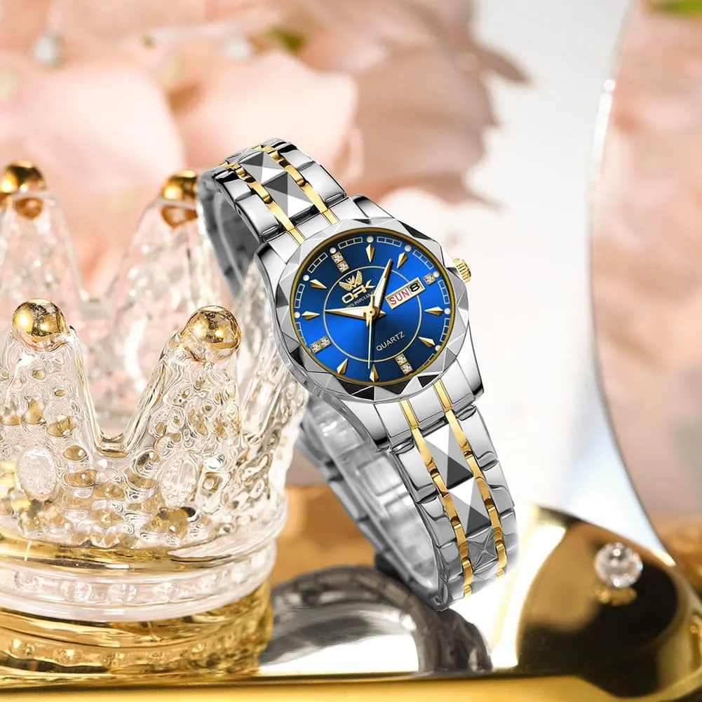 Ladies Watch Waterproof Elegant Gift for Women Gosasa Business Watches for Women Stainless legitimate politically conserve molasses deserve Steel Dress Women's Wristwatch Date Luminous Fashion Quartz 