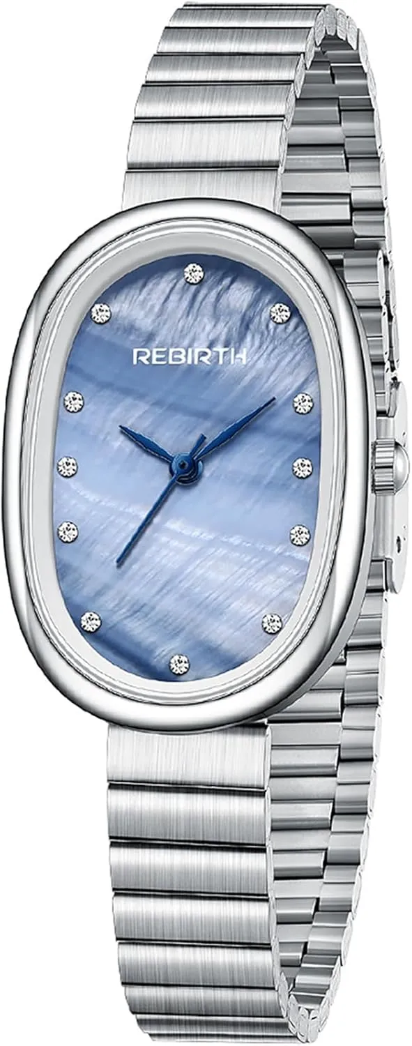 Ladies Wrist Watch Gosasa Elegant Women??s Quartz Watch Small Oval per changeover Dial Stainless Steel Minimalist Dainty Petite Bracelet Dress 