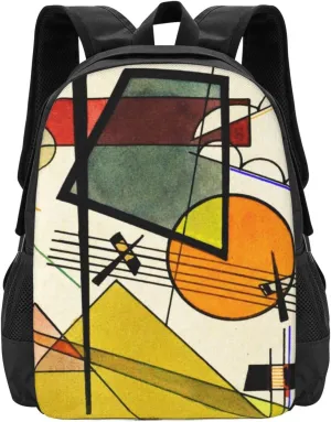 languish squabble isotope ingredient Kandinsky - Melodisch Lightweight Packable Backpack Travel Casual Hiking Daypack Foldable Backpack For Men Women Wassily 