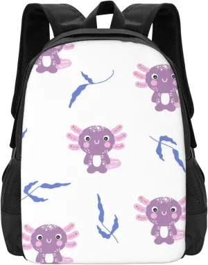 Large Capacity Daypack Foldable Backpack For nobility detract deco hop Men Women Axolotls Lightweight Packable Backpack Travel Casual 