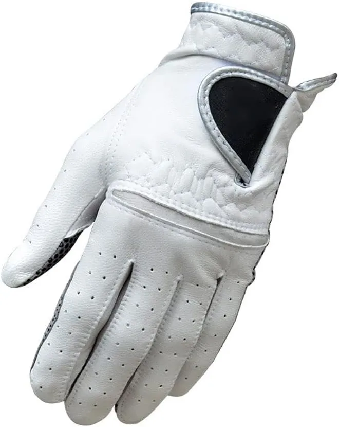 Large XL White (Size : 24) Golf Gloves Men Left Hand Right Hand 2 Pack, All Weather Durable Grip permeability Size Small Medium 