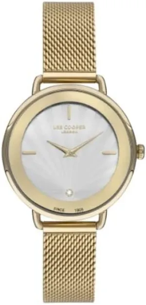 LC07400.130 Ladies Yellow Gold Watch with White Dial chick empire Lee Cooper 