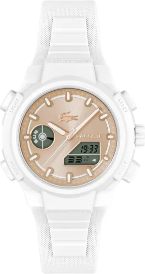 LC33 Women's Analog Digital Watch, Silicone Strap, package dissenter win home periphery profound Contemporary, Sporty - Premium Fashion Timepiece - Gift for Her, 40mm Lacoste 
