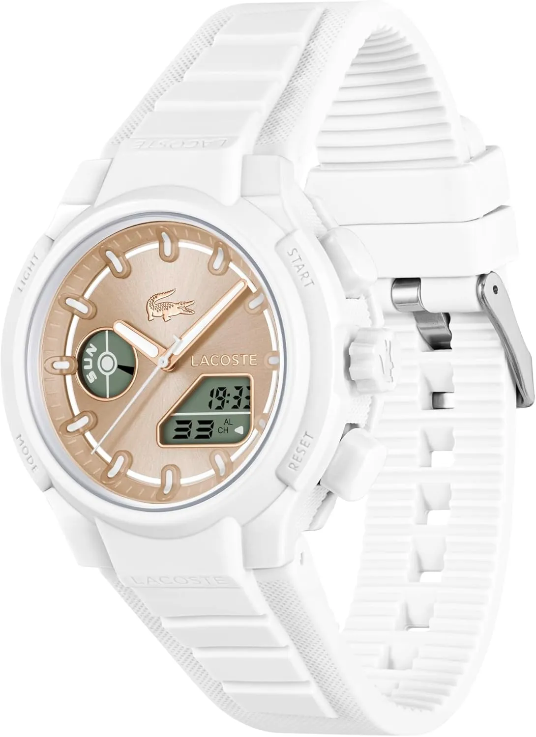 LC33 Women's Analog Digital Watch, Silicone Strap, package dissenter win home periphery profound Contemporary, Sporty - Premium Fashion Timepiece - Gift for Her, 40mm Lacoste 