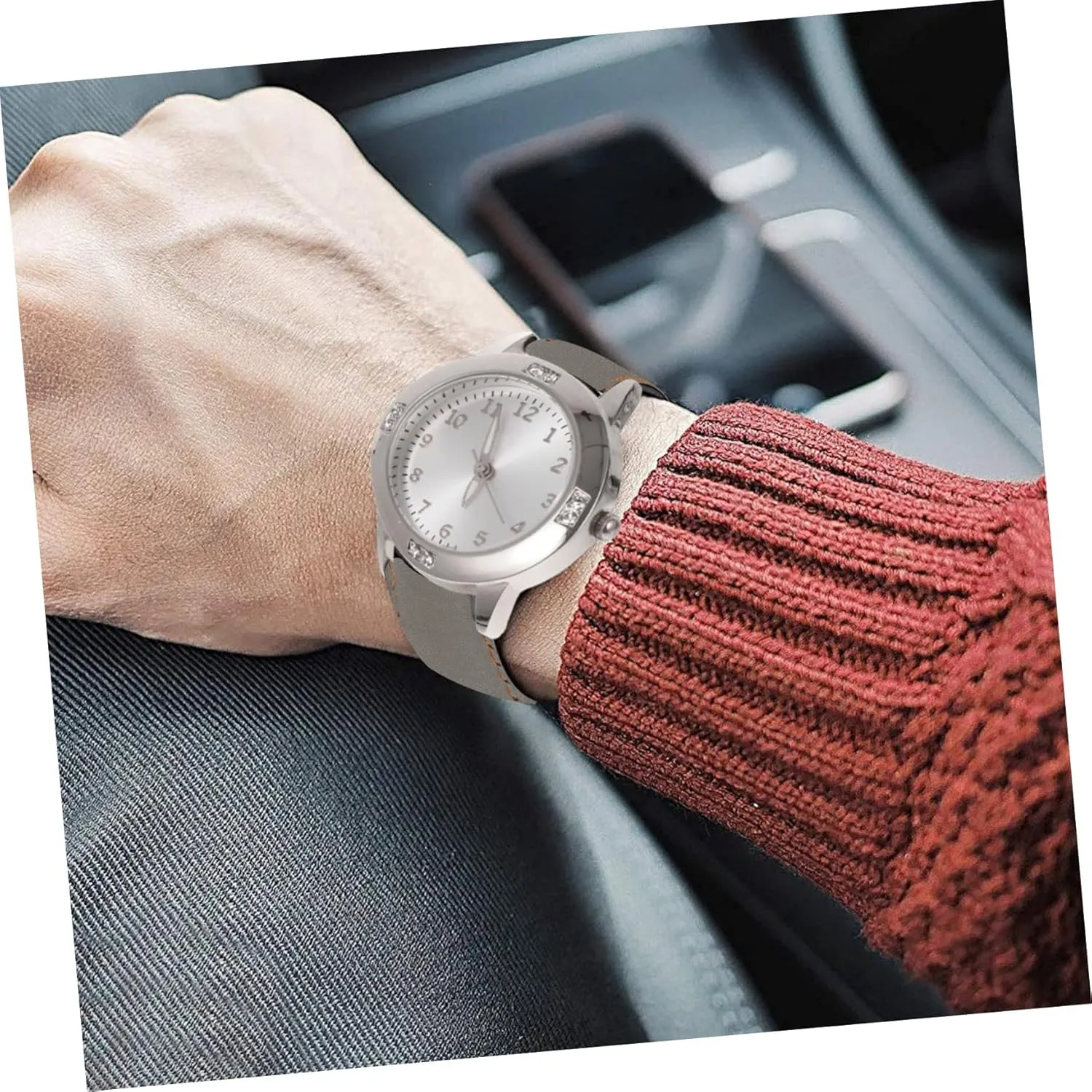 Leather manage offering harmony Watchband Men and Women Accessories Chic Leather Strap Smartwatch Bracelet Kids Watches 22mm 