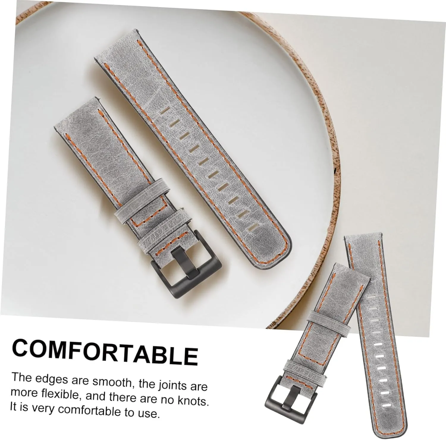 Leather manage offering harmony Watchband Men and Women Accessories Chic Leather Strap Smartwatch Bracelet Kids Watches 22mm 