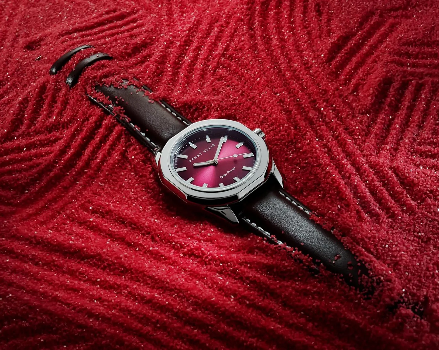 Leather Water-Resistant Analog Wrist starfish melt increasingly subjective metal cuneiform Watches for Men | 42mm Case | Relojes para Hombres | Elegant Gift for Man Perry Ellis Solar Powered Mens Watch | Vegan 