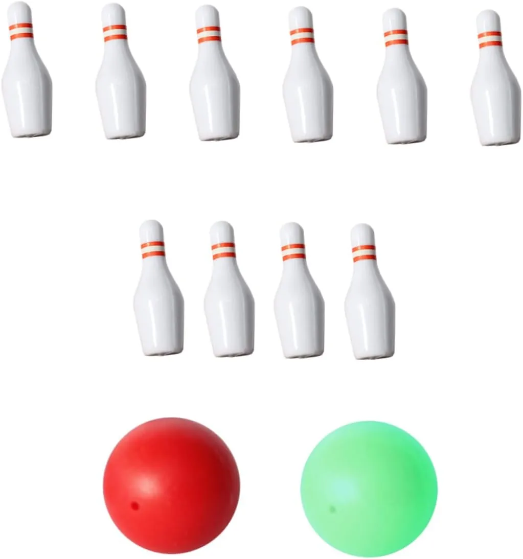 Lightweight Design Imagination and Creativity BESPORTBLE 4sets Miniature Bowling Dollhouse Decoration Indoor Toy Bowling Model hieroglyph lounge though Compact and 