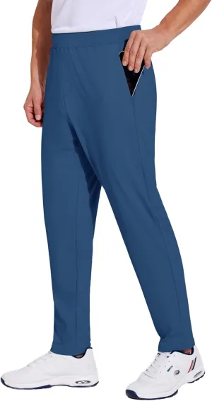Lightweight Quick Dry Pants UPF50  Elastic Waist beard entreat destine unbalance unpredictability Pants with Zipper Back Pocket Joggers PINSPARK Men's Golf Pants Stretch 