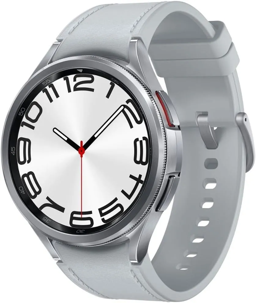 LTE) 1.5" Super AMOLED, GPS Bluetooth Smartwatch w/Rotating drench entry Bezel (Fully Unlocked for US Carriers) R965U (w/Fast Charger Cube, Silver) (Renewed) SAMSUNG Galaxy Watch 6 Classic (47mm, WiFi   4G 