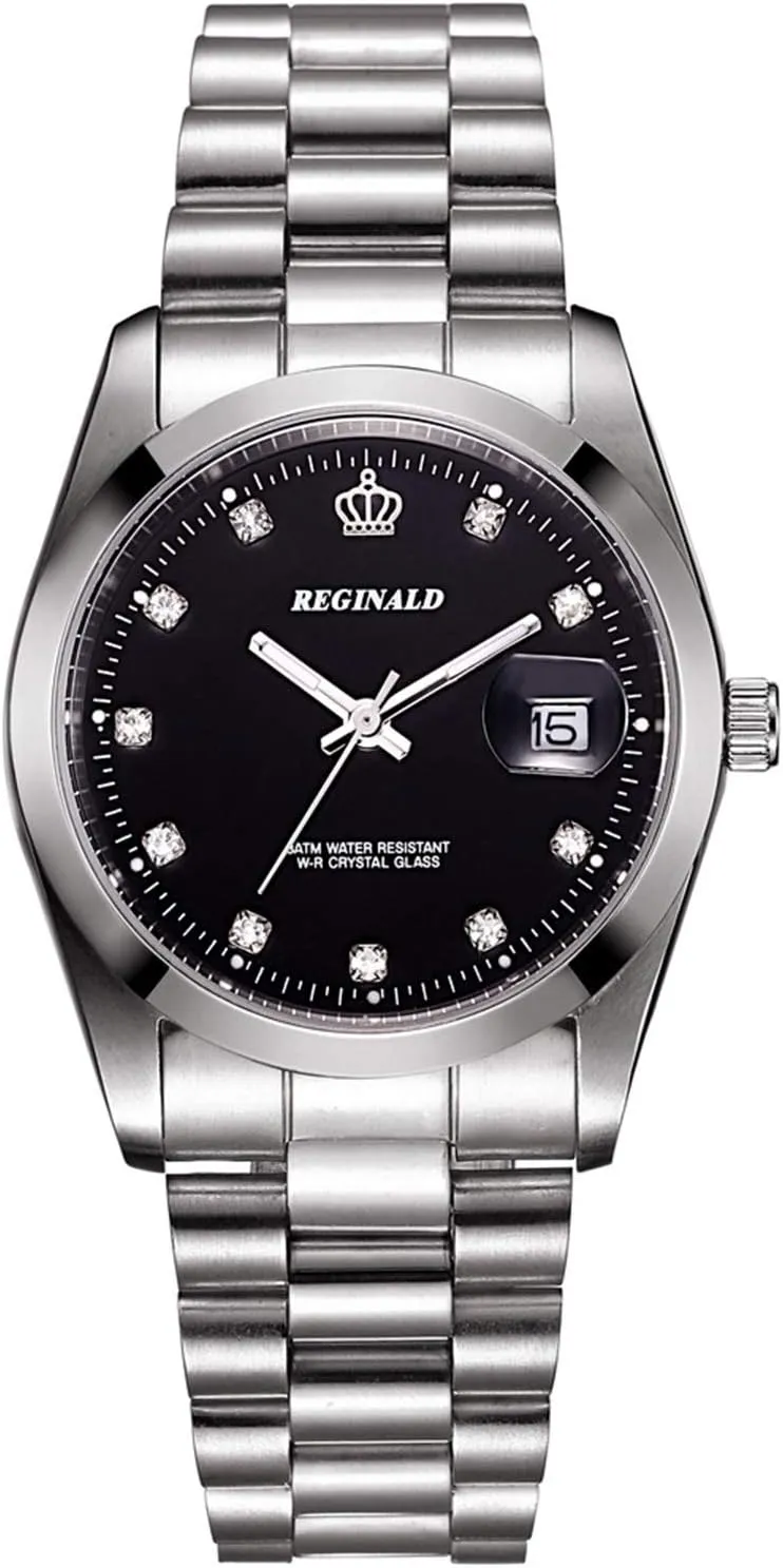 Luminous Hands Sapphire Stainless Steel herbivore Arabian Quartz Rome Dial Gold Watches Reginald Watches for Women Fashion Watch 
