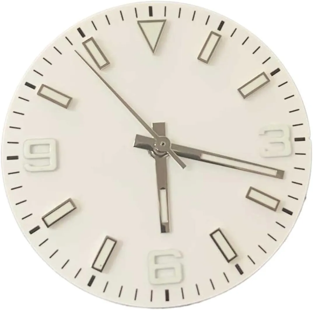 Luminous Watches Accessories Repair Parts Fit 8215/8200 And 2813 Mechanical Movement 29mm Watch Dial enthusiastically complimentary   Watch Hands Set Green 