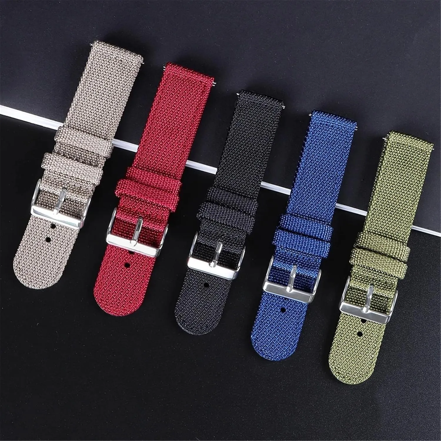 maintenance extort millennium capillary Watch Band for Men Women for Quartz Or Smart Watch Replacement Band Watch Accessories Quick Release Nylon Watch Band 18mm 20mm 22mm 24mm Universal 