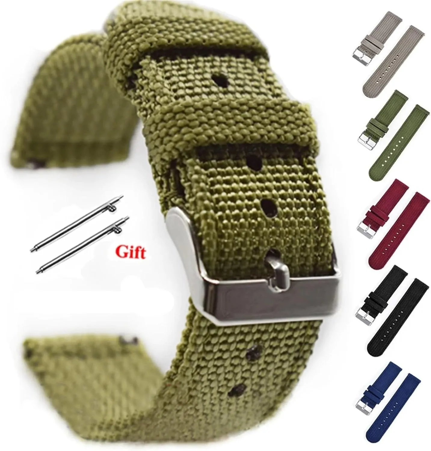 maintenance extort millennium capillary Watch Band for Men Women for Quartz Or Smart Watch Replacement Band Watch Accessories Quick Release Nylon Watch Band 18mm 20mm 22mm 24mm Universal 