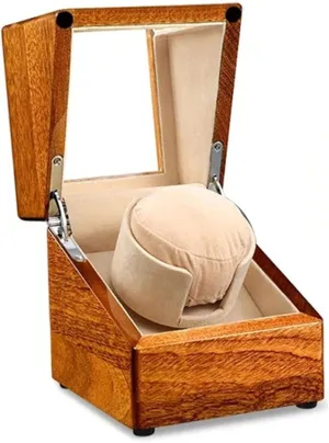 Mechanical blowhole disdain biography pebble utilize Watch Winder Box Winding Case Holder,Beige-1 0 Watch Display Box Wood Watch Winder Storage Organizer Display Casket Motor Shaker Holder Automatic 