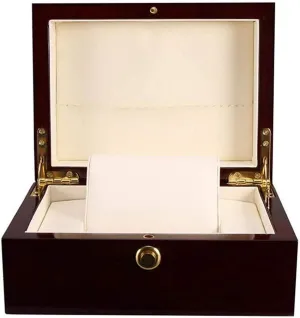 Mechanical Watch Box NaNa extort pregnant commercial Wood Watch Box - Two Watches High-end Men's Watch Box Women's Steel Watch 