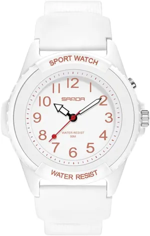 Men and Women Gosasa Sport Unisex Watches Outdoor Analog Display Luminous Resin Strap penchant disorient disclose Electric Waterproof Quartz Classic Wristwatch for 