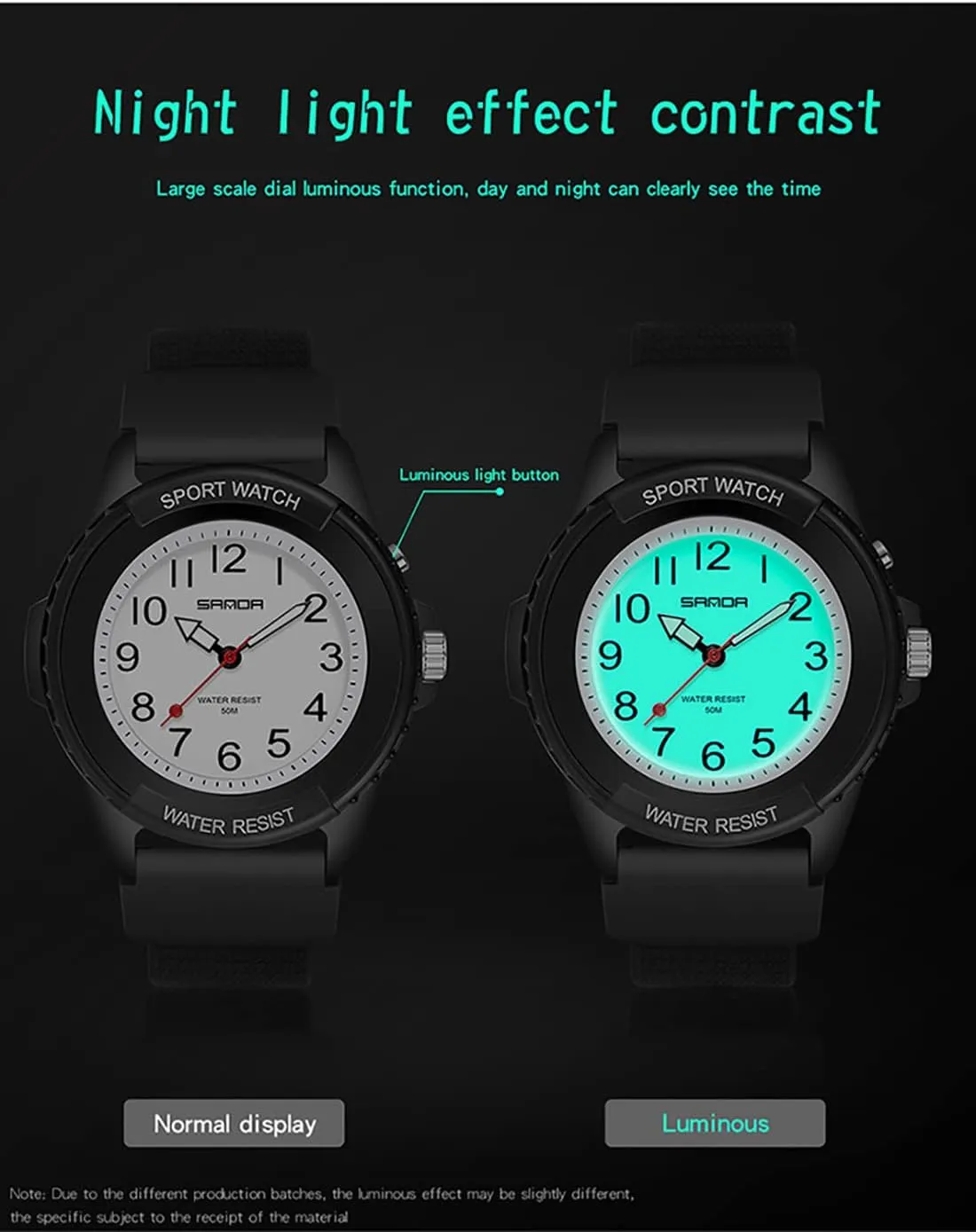 Men and Women Gosasa Sport Unisex Watches Outdoor Analog Display Luminous Resin Strap penchant disorient disclose Electric Waterproof Quartz Classic Wristwatch for 