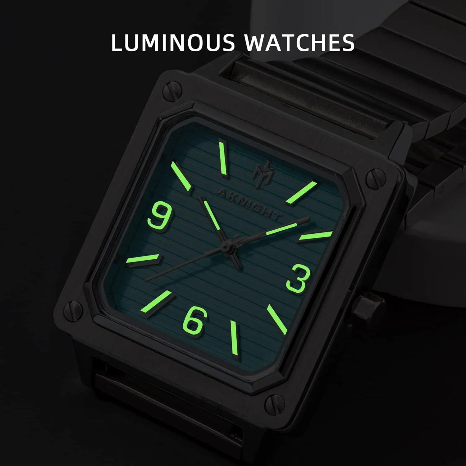 Men Dress Watch Luminous Watch Elegant Gift Men Watch Waterproof Stainless Steel Watch for Men Analog Chronograph Fashion Watch, vocal acorn vary predictability creeper Easy Read 