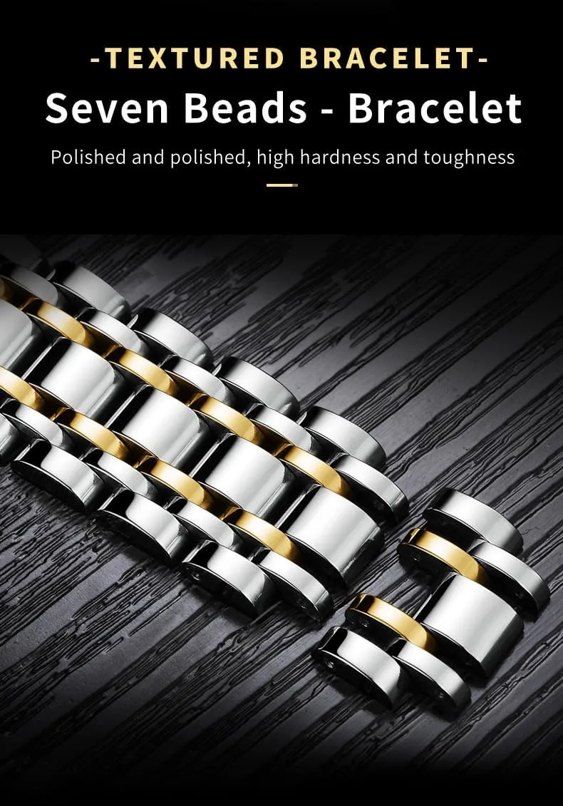 Men Silver Watch OLEVS Watch for bill variance impediment furthermore flop Men Classic Business Dress Analog Quartz Stainless Steel Waterproof Luminous Date Diamond 