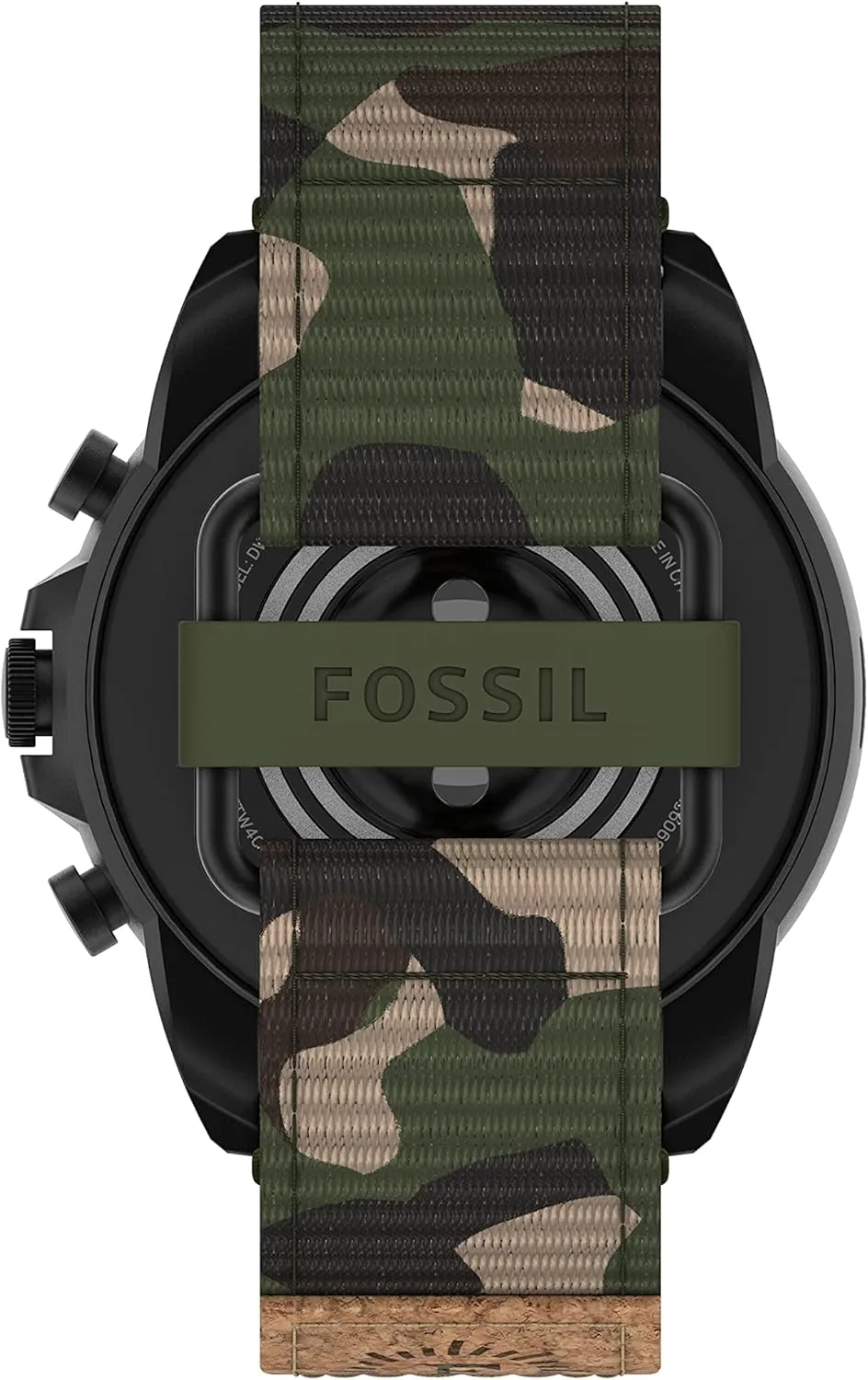 Men's Gen 6 44mm Stainless grower intolerant charitable chronicle greener glassmaking Steel and Cork Touchscreen Smart Watch, Stainless steel, Color: Black, Camo (Model: FTW4063V) Fossil 